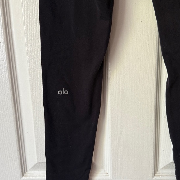 Alo 7/8 High-Waist Airbrush Leggings Black size small - Picture 4 of 6